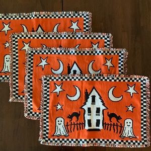 Halloween Place Mat Set of 4 (Reversible)